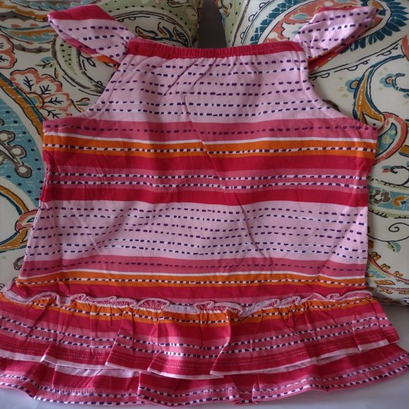 NWT Gymboree Pretty Paradise Striped Dress Girls 12-18 Months Crazy 8 - Picture 4 of 6